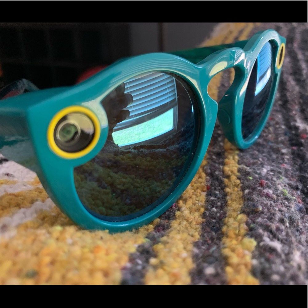 Teal Snapchat Spectacles